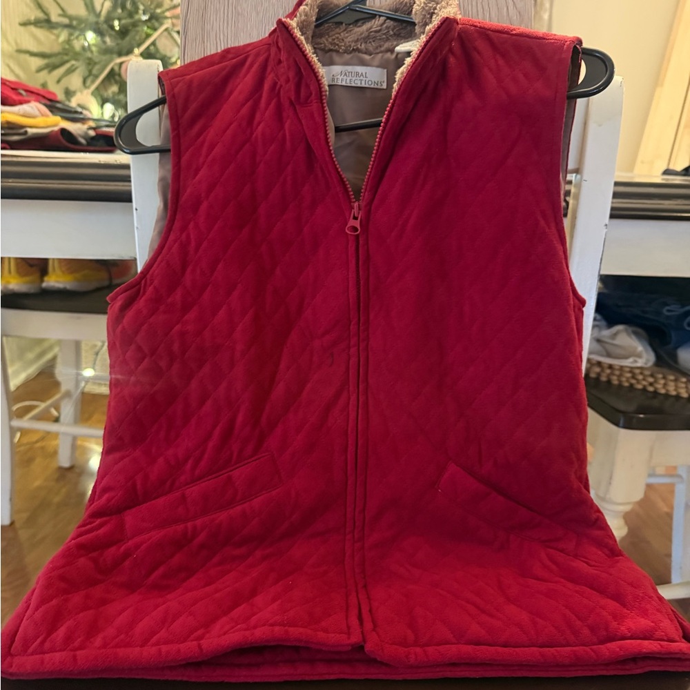 Natural Reflections Red Vest